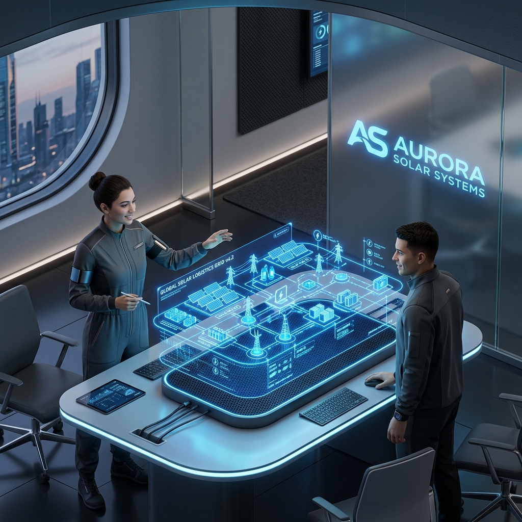 Engineers tracking logistics